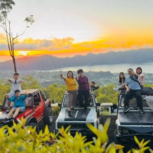 Mount Batur Sunrise Jeep Tour & Water Rafting Adventure Combination
